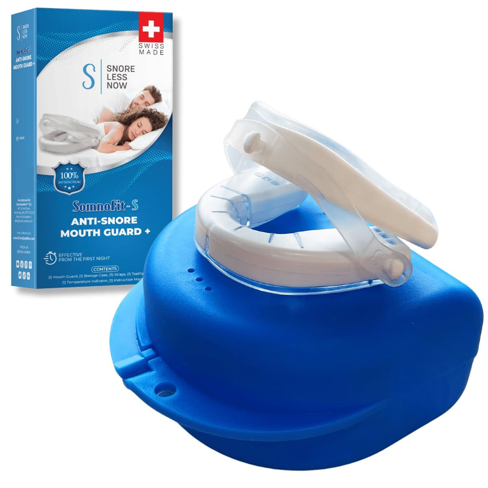 SnoreLessNow Somnofit-S boil-and-bite setup for a personalized fit and comfort.