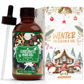 SNOWSEN Christmas Wreath fragrance oil in an amber bottle for long-lasting aroma.