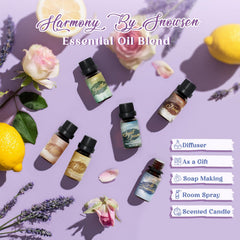 SNOWSEN Harmony bottles with droppers for precise aroma diffusion