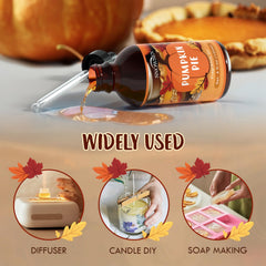 SNOWSEN Pumpkin Pie amber glass bottle packaging detail for gifting