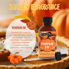 SNOWSEN Pumpkin Pie fragrance in diffuser setup for warm fall ambiance