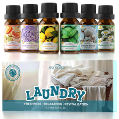 SNOWSEN set de aceites aromáticos para lavandería, aroma fresco para difusor y ambiente agradable