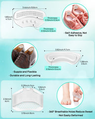 Snqqmtt metatarsal pads relieve forefoot pressure for all-day comfort.