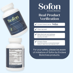 Sofon Nerve Support two-pack on shelf signals trusted neuropathy support.