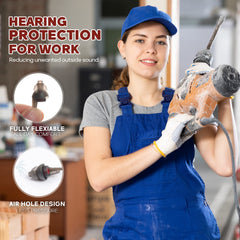 Softvox cord rests around neck to prevent loss during shifts.
