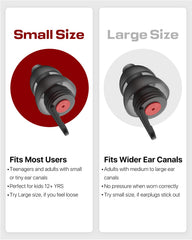 Softvox helmet-friendly fit maintains comfort during long sessions.