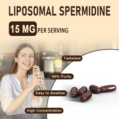 Sohahila Spermidine liposome technology close-up demonstrates high absorption.