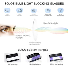 Sojos medidas de lente 50x44 mm para un ajuste cómodo