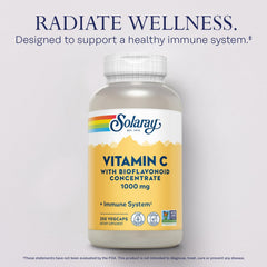 SOLARAY capsules with citrus bioflavonoids signaling absorption support.