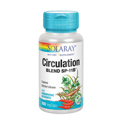 SOLARAY Circulation Blend SP-11B bottle shown, supporting daily circulatory comfort.