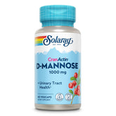 SOLARAY D-Mannose CranActin cranberry capsules for urinary tract support and daily balance.