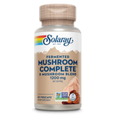SOLARAY Fermented Mushroom Complete bottle front, ideal for daily wellness routines.