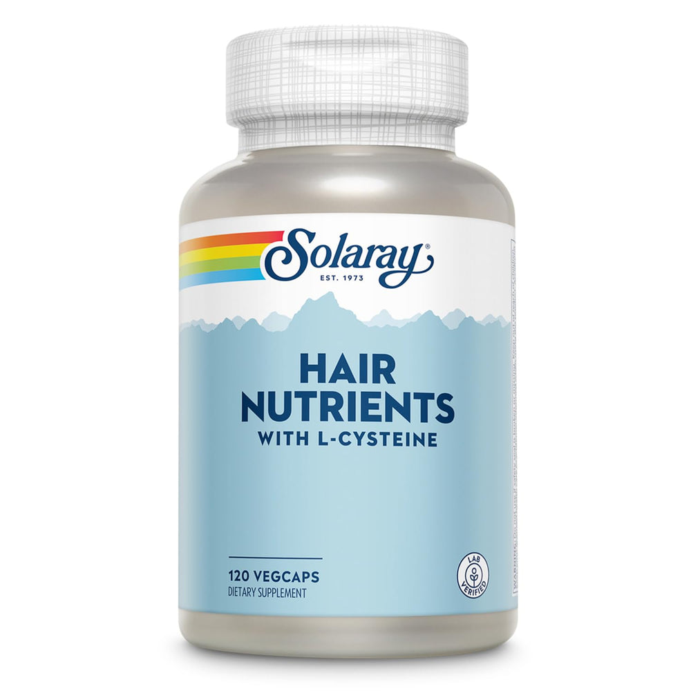 SOLARAY Hair Nutrients bottle with L-Cysteine for daily hair support