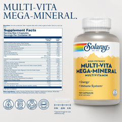 SOLARAY Multi‑Vita capsules close‑up highlighting capsules