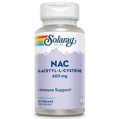 SOLARAY NAC bottle 600 mg for daily antioxidant support.