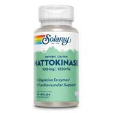 SOLARAY nattokinase bottle hero with enteric-coated capsules for circulation support.