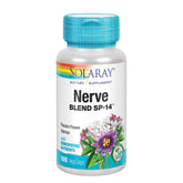SOLARAY Nerve Blend SP-14 bottle-front signaling calm and relaxation.