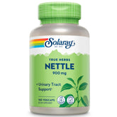 SOLARAY Nettle Leaf bottle front showing the supplement for urinary and respiratory wellness.