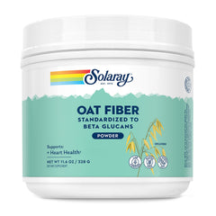 Solaray Oat Fiber bottle pour shows easy daily fiber addition for your routine.