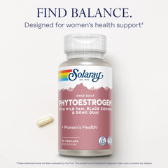 SOLARAY capsules close-up showing vegan veggie caps for daily hormone support