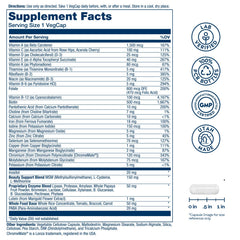 Close-up of SOLARAY VegCaps highlighting easy daily adherence for busy women