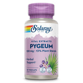 SOLARAY Pygeum Bark Extract bottle with vegan capsules for daily wellness.