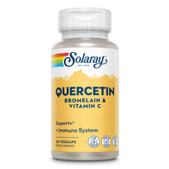 SOLARAY Quercetin bottle front highlighting immune support