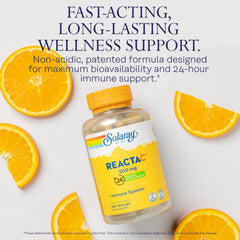 Solaray Reacta-C ingredients blend with bioflavonoids for immune support