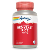 Solaray Red Yeast Rice bottle with capsules for circulatory support