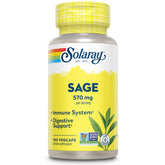 SOLARAY Sage Leaf 570mg bottle promoting daily balance and odor management