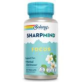 SOLARAY SharpMind Focus capsule close-up for cognitive support.