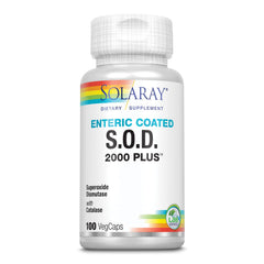 Solaray S.O.D. 2000 Plus bottle front view for antioxidant support.