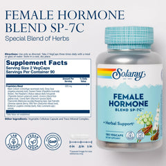 SOLARAY SP-7C packaging box and bottle arranged on a neutral surface.