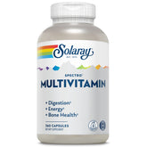 SOLARAY Spectro Multivitamin bottle front showing energy and immune support.