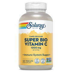 SOLARAY Super Bio Buffered Vitamin C bottle for daily immune support