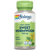 Solaray Sweet Wormwood bottle with veg capsules for daily nutritive support.