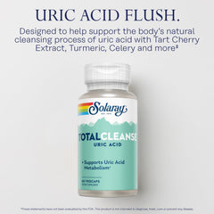 Solaray Total Cleanse label shows tart cherry and turmeric blend