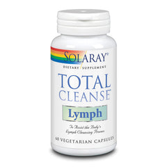 SOLARAY Total Cleanse Lymph bottle front supports daily herbal wellness routine