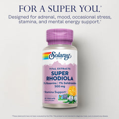SOLARAY vegan capsules package highlights plant-based daily vitality.