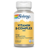 SOLARAY Vitamin B Complex energy bottle helps support daily energy metabolism.