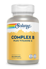 SOLARAY vegan capsules in a bottle for plant-based diets.