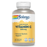 Solaray Vitamin C 500mg bottle front view for daily immune support.