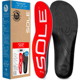 SOLE Active Medium Wide Insole with forefoot design supports natural splay for comfort