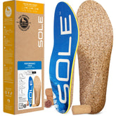 SOLE Performance Thick Insole arch-adjustment in action for customizable support.