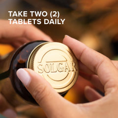 Solgar B-Complex with C Stress Formula capsules ready for daily use