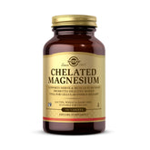 Solgar Chelated Magnesium bottle front showing 400 mg per serving for daily wellness