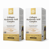 Solgar Collagen Hyaluronic Acid Complex bottle front for skin hydration and joint comfort.
