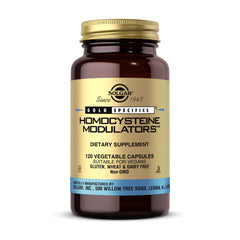 Solgar Homocysteine Modulators bottle close-up for daily wellness