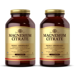 Solgar Magnesium Citrate bottle front displaying packaging for easy daily use