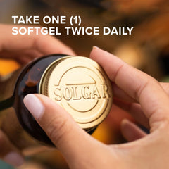 Solgar Tonalin CLA label highlights non-GMO and gluten-free benefits.